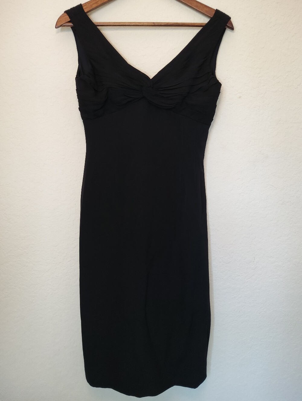 Banana Republic Silk Dress Womens 6 Classic Little Black Dress Cocktail Party